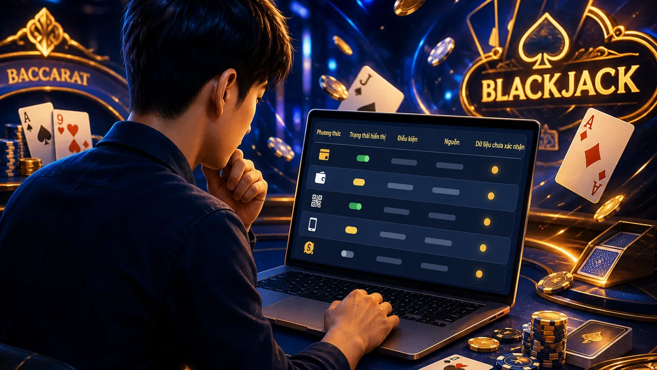 Cách đọc bảng thanh toán cho người mới học baccarat và blackjack tại 789bet