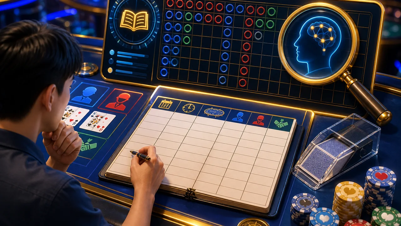 Ghi chép bảng baccarat cho người mới: học cách quan sát tại 789bet